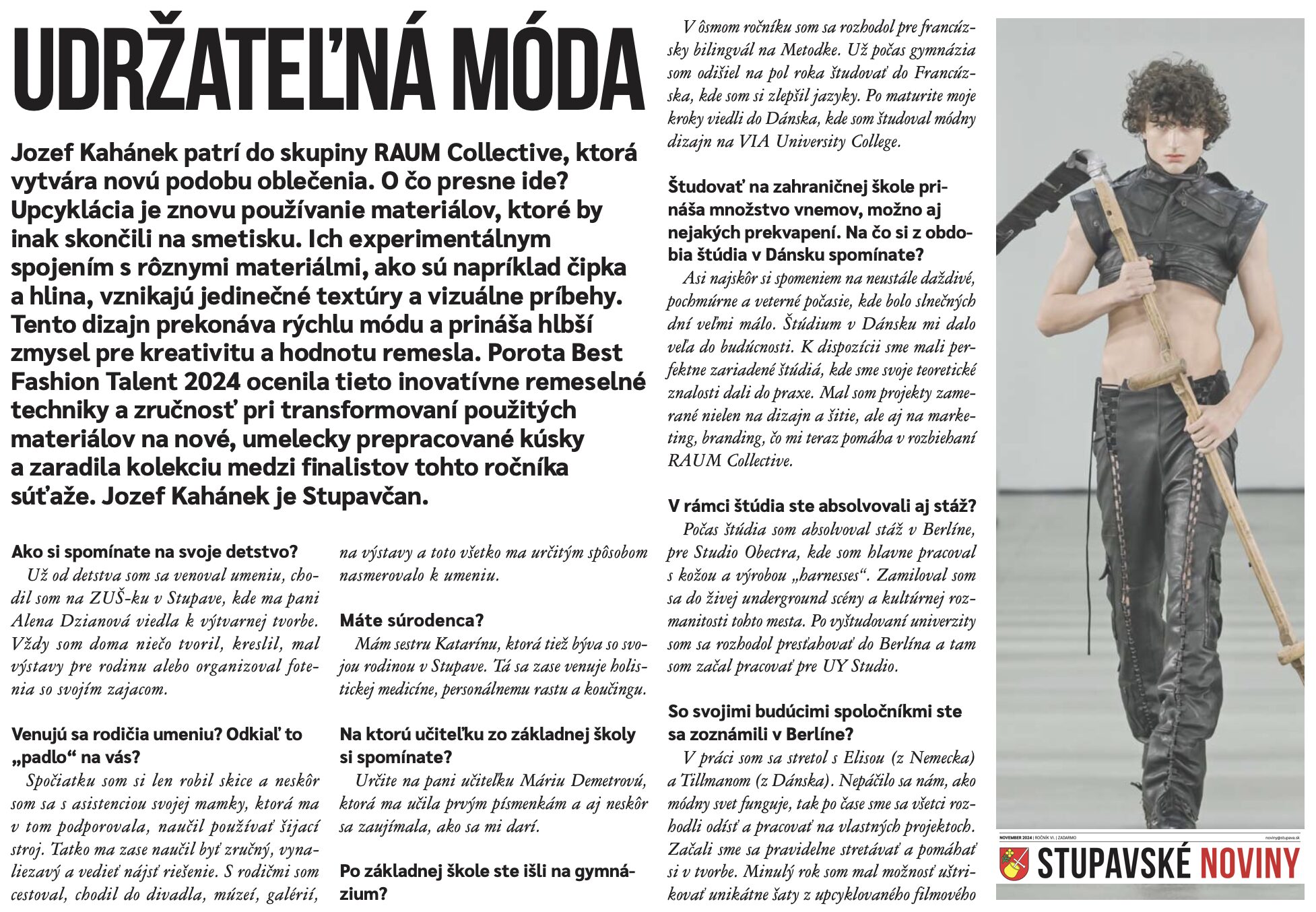 Predstavenie osobností Stupavy alebo dekadencie spoločnosti?