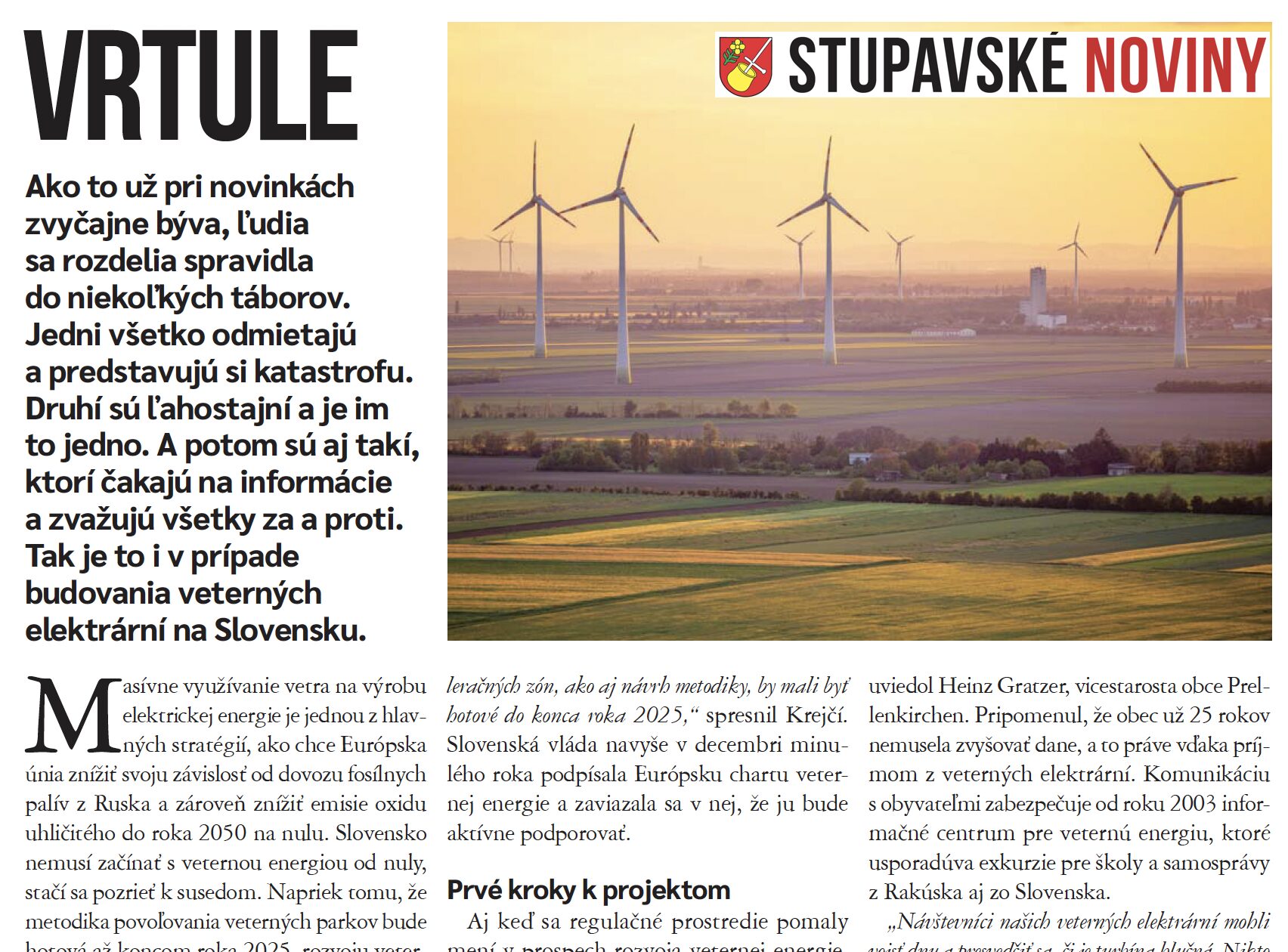 2650 slov o Stupavských turbínach
