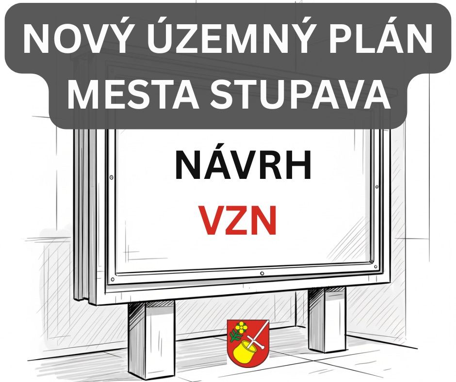 Mesto Stupava zverejnilo návrh – Všeobecne záväzného nariadenia mesta Stupava, ktorým sa vyhlasuje záväzná časť Územného plánu mesta Stupava.