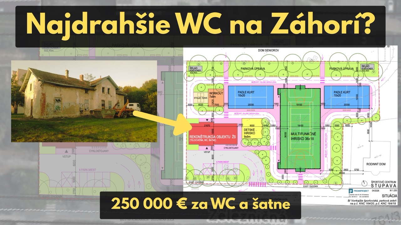 Stupava možno získa najdrahšie športové WC na Záhorí