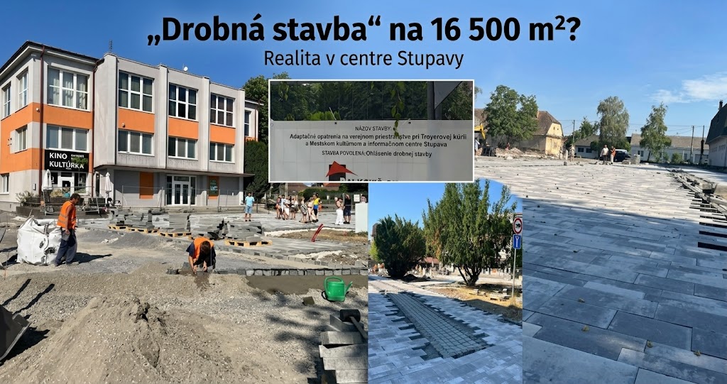 Ako veľká môže byť drobná stavba? V Stupave má 16 500 m²
