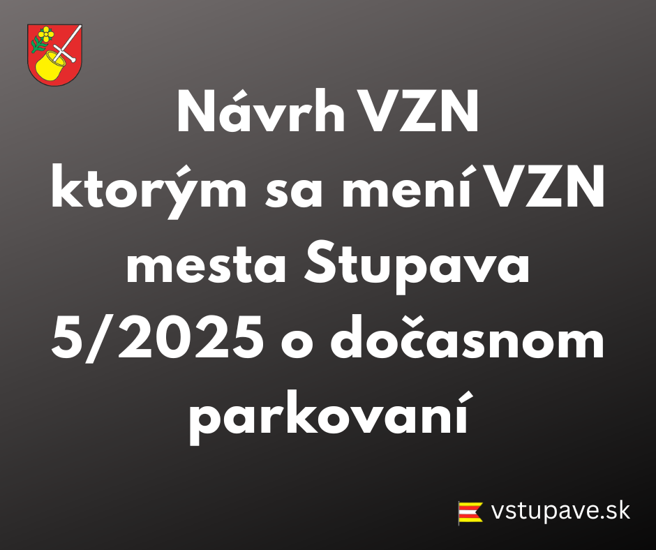 Mesto chce opäť meniť pravidlá parkovania. Návrh VZN o parkovaní je možné pripomienkovať do 13. septembra
